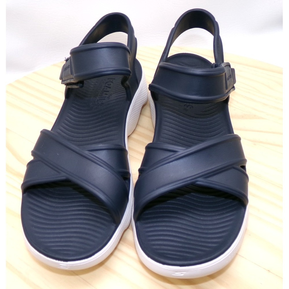 Skechers Foamies Massage Fit Sandals 111471 Womens Navy Blue Size 10 NEW